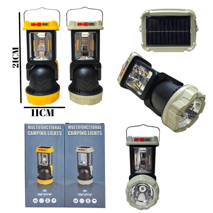 Farol Linterna Led Solar Camping 220 Recargable (av47898)