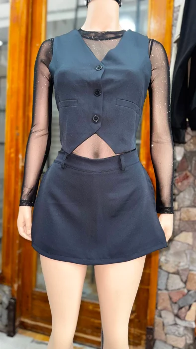 Pollera Short C/capas