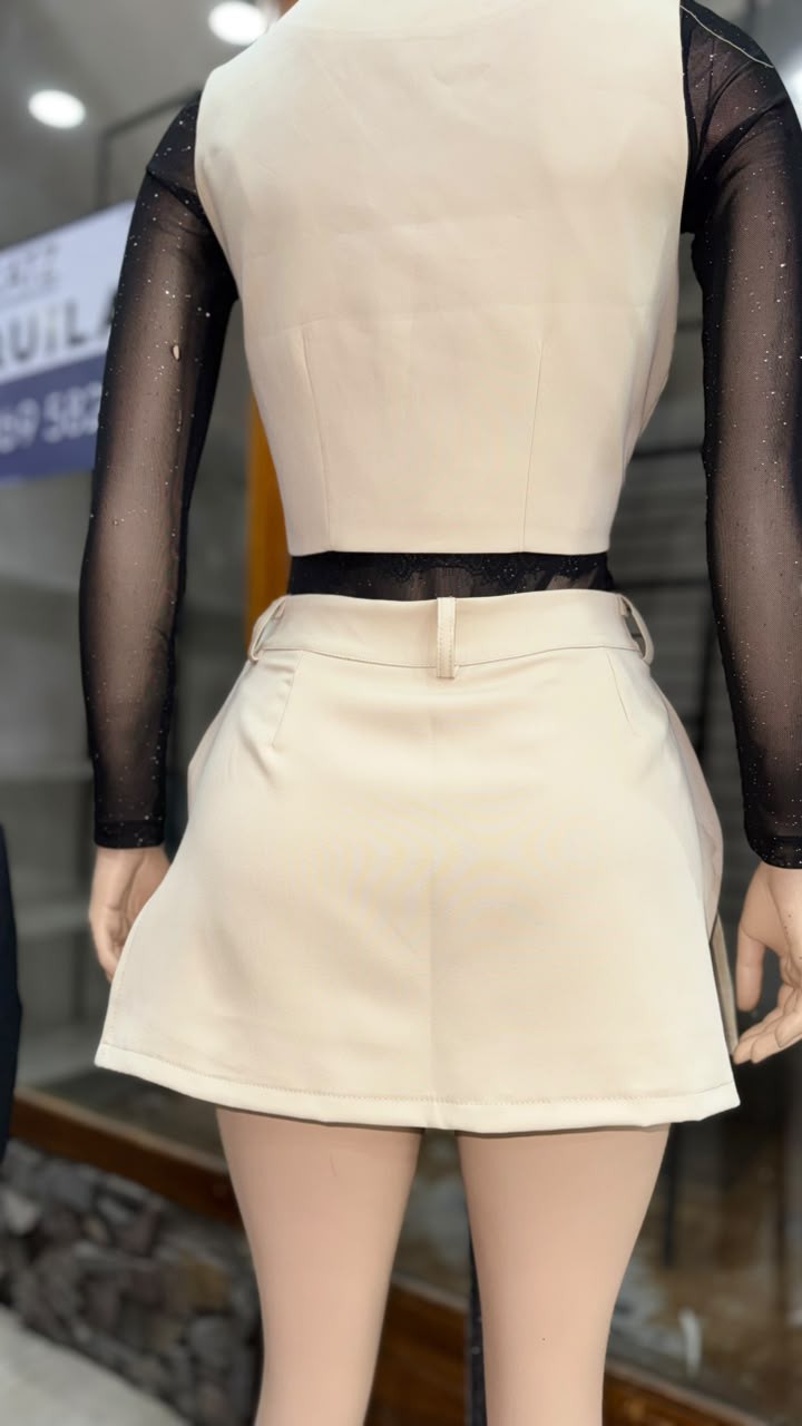 Pollera Short C/capas - Imagen 2