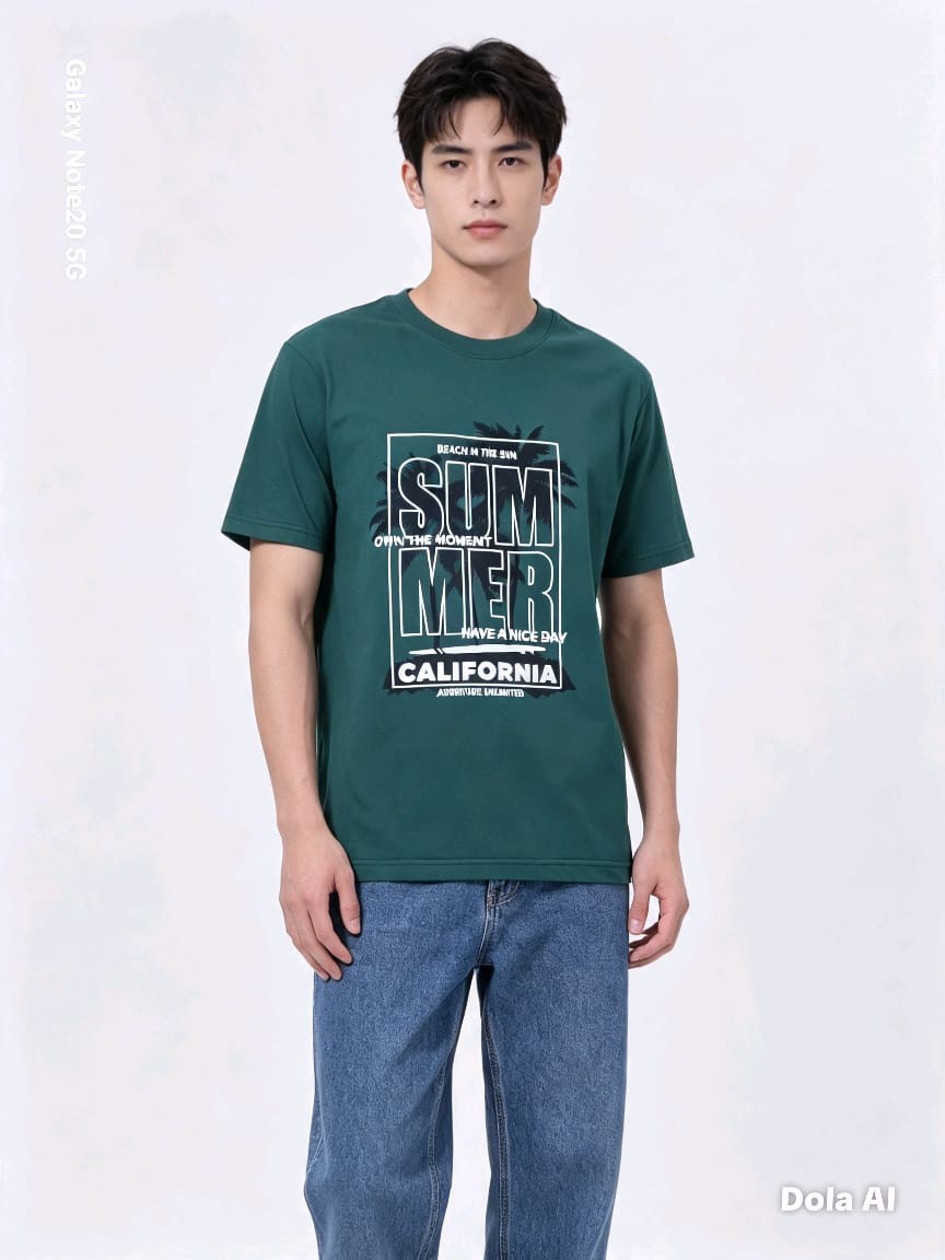 Remeras Varon Algodon Peinado - Imagen 3