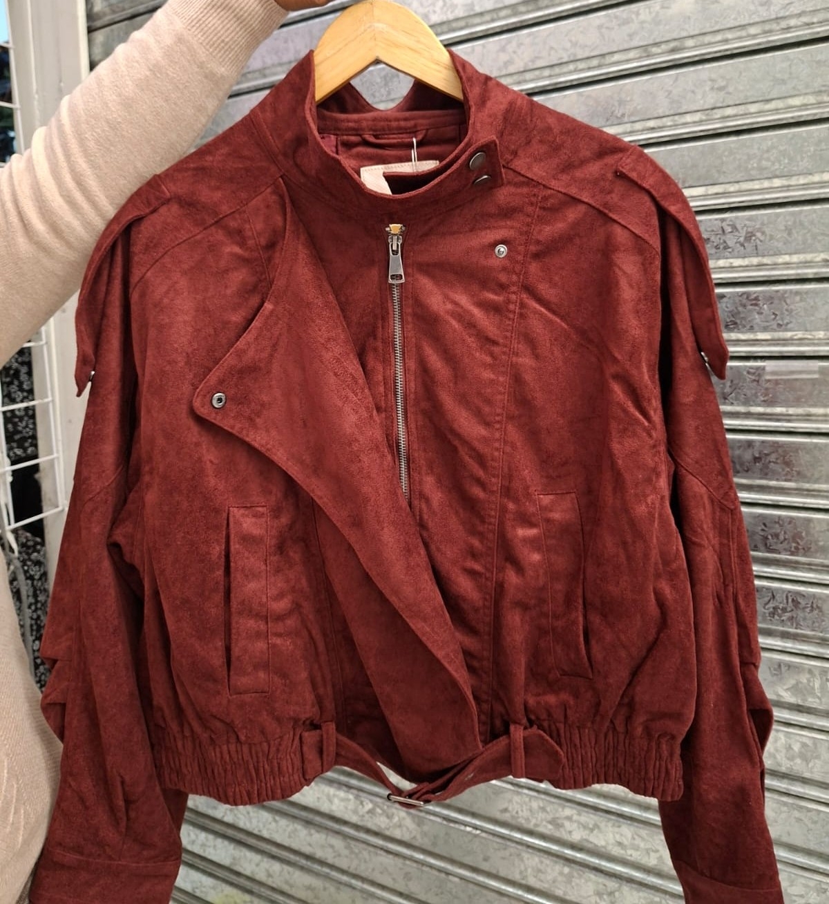 Jacket Bomber Gamuza - Imagen 3