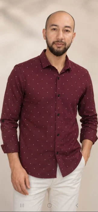 Camisas Estampadas Manga Larga