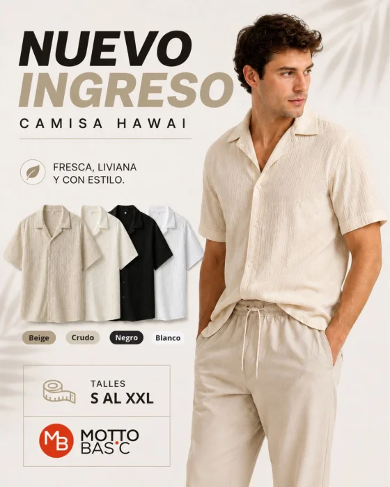 Camisas Hawai Bruselas Hombre