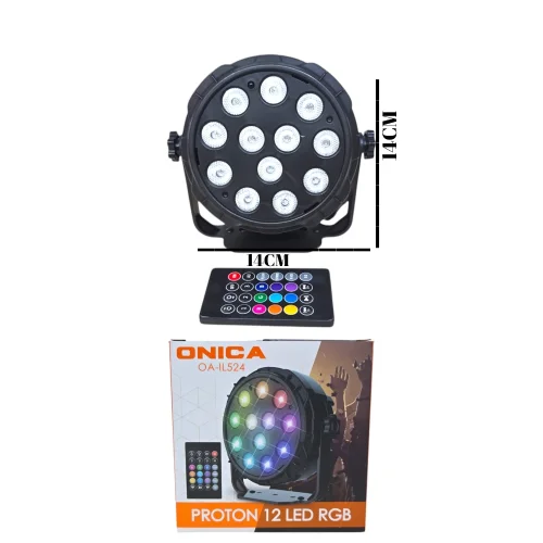 Proton 12 Led Rgb C/ Control (oa-il524)