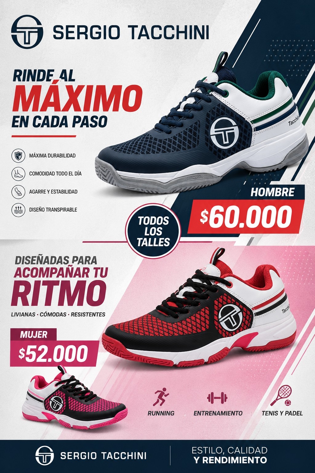 Zapatilla Hombre Sergio Tacchini - Imagen 3