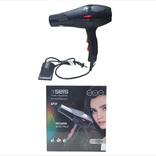 Secador Cabello Profesional 2000w Seis (sp27)