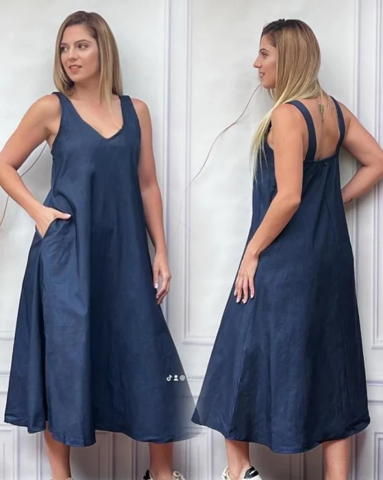 110 y 130 Cm de Busto Símil Jeans