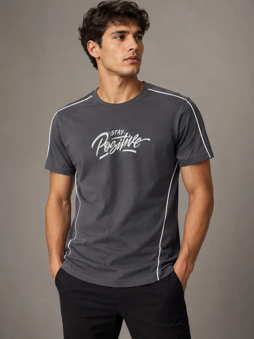 Remera con Vena Overdise de Hombre