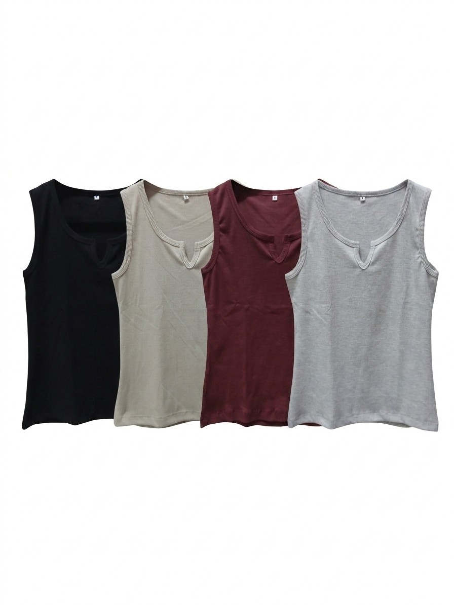 Musculosa Cuello Hendido - Imagen 2