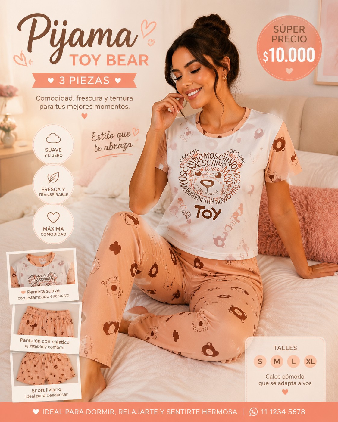 Pijamas 3 Piezas - Imagen 6