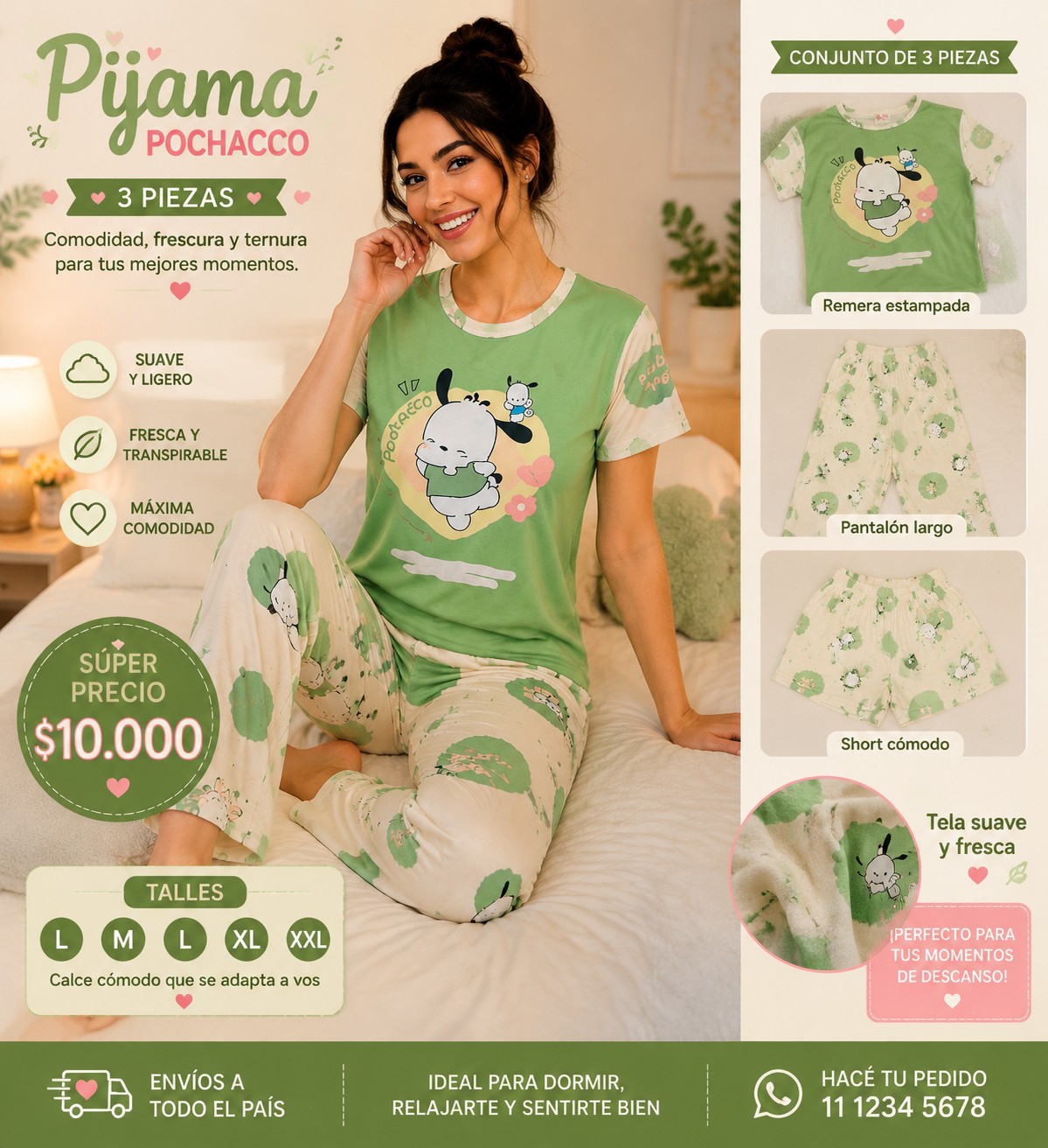 Pijamas 3 Piezas - Imagen 7
