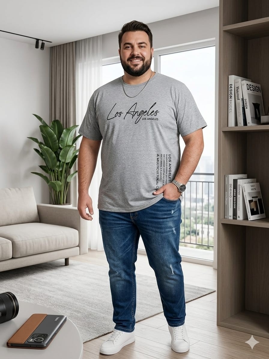 Remeras de Algodón Talles Especiales - Imagen 3
