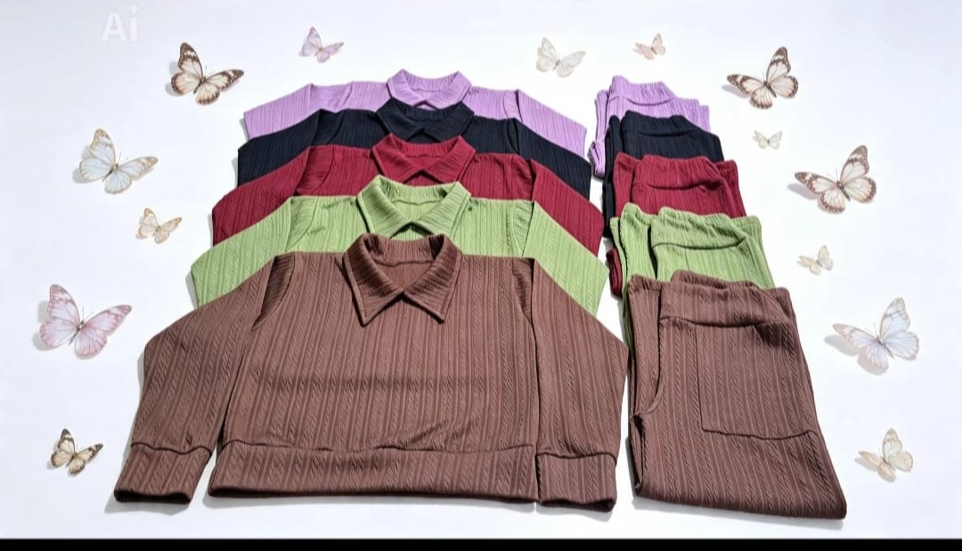Conjunto Lanilla Jacquar Trensada - Imagen 2