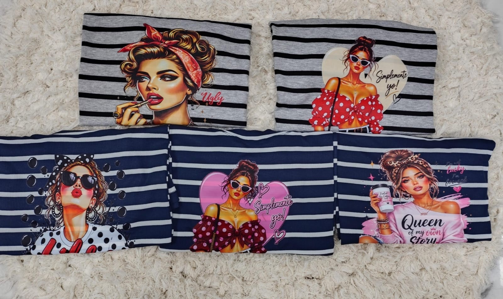 Remera Morley Rayado Estampado - Imagen 2