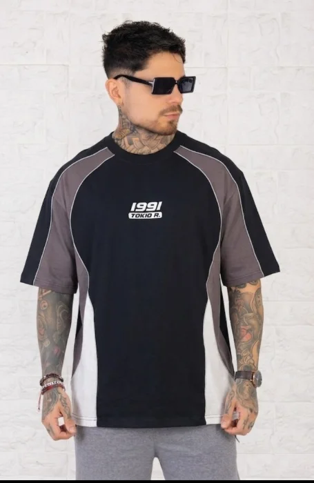 Remeras Oversize Combinadas