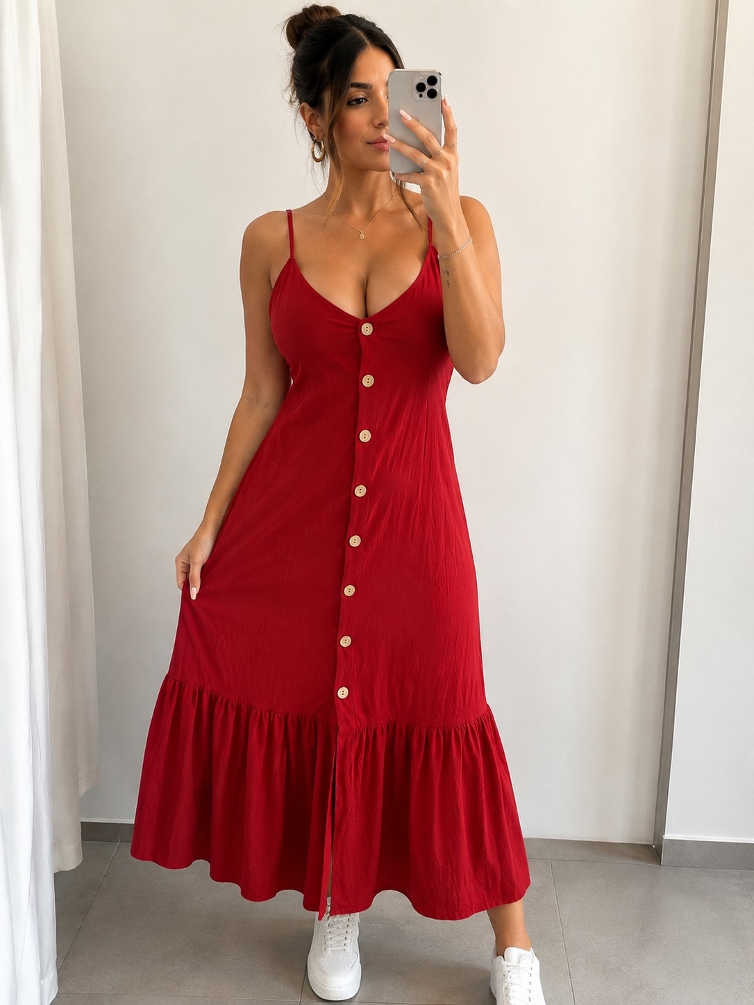 Vestido Lino Excelente Calidad - Imagen 2