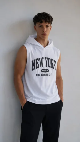 Musculosa New York  C/capucha