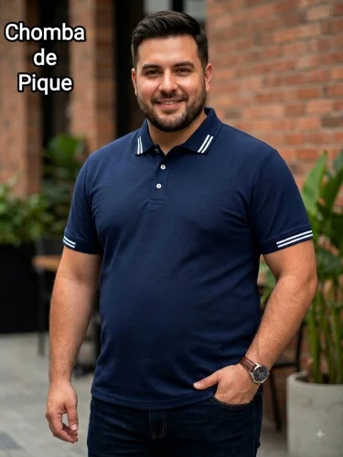 Chombas de Piqué Talles Especiales