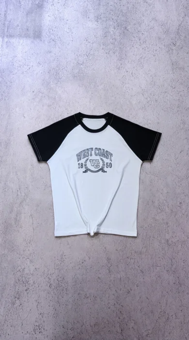 Remera Slim Combinado