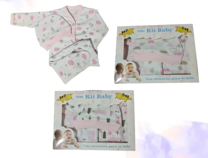 Ajuar Nena  Bebe 3 Piezas "en Caja"