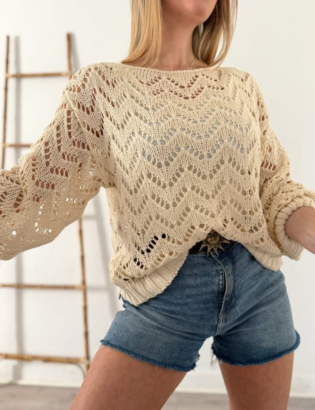 Sweater Bote Hilo de Algodón - Imagen 5