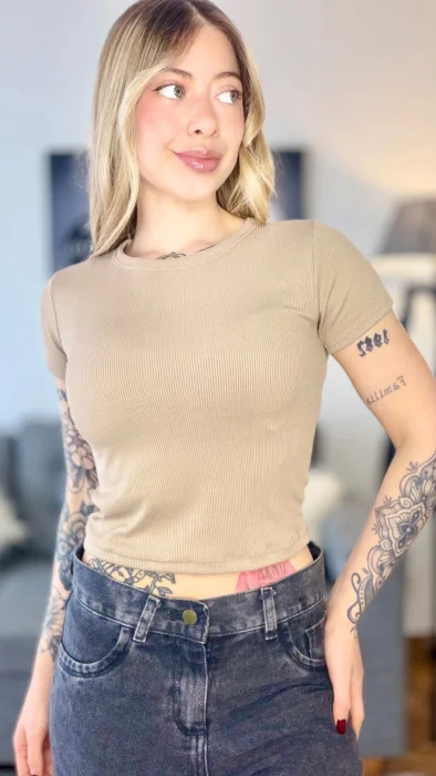 Remeras Básicas de Micro Morley