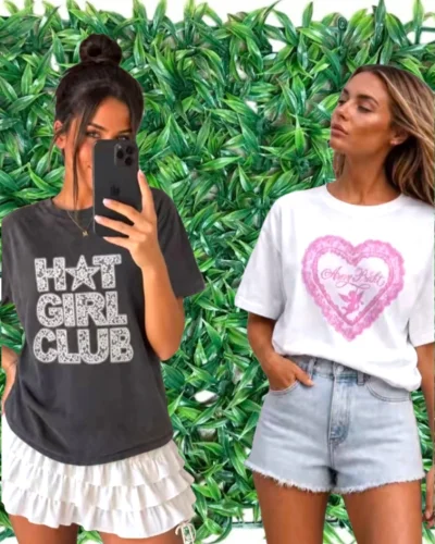 Remera Efecto Encaje Dama Algodón 24.1