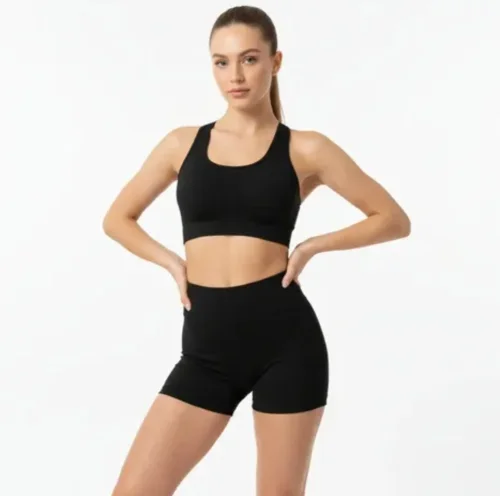 Conjunto Short y Top Lycra Deportivo Dama