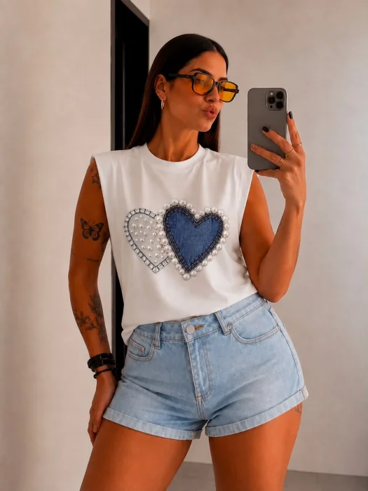 Musculosa Estampada