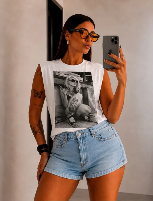 Musculosa Algodón