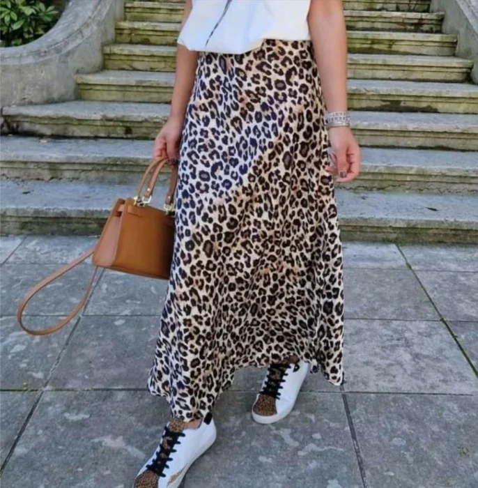 Maxifalda Animal Print