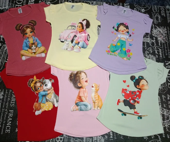 Remera Morley con Volados
