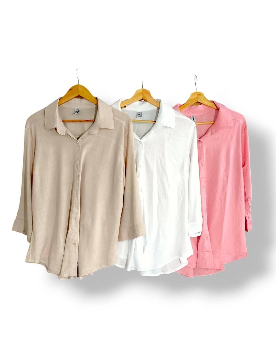 Camisa de Lino Manga 3/4 - Imagen 2