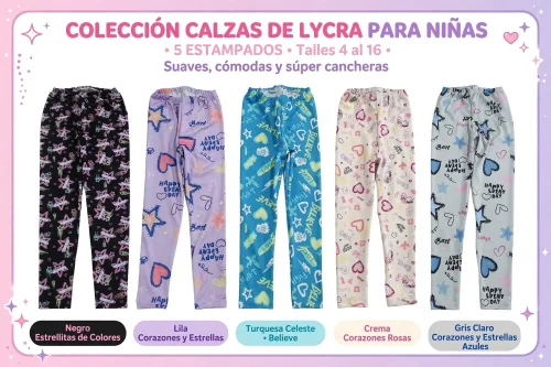 Calzas de Lycra para Niñas