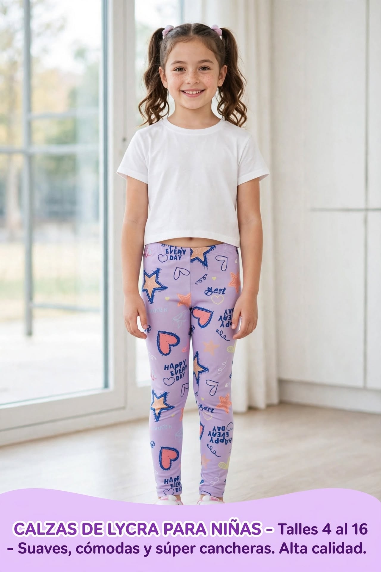Calzas de Lycra para Niñas - Imagen 3