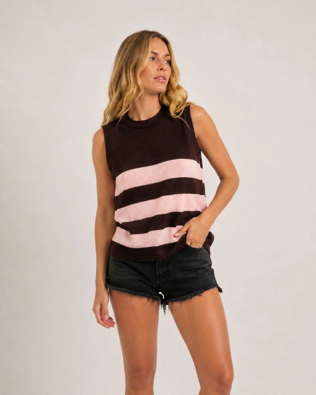 Musculosa Tejida Aime - Imagen 2