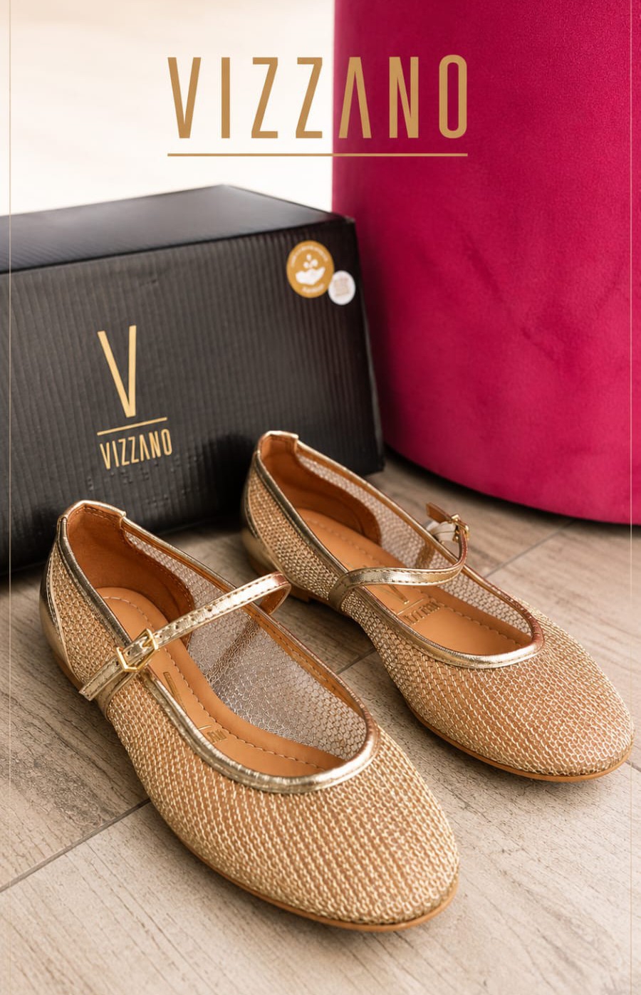 Zapato Guillerminas Plateado Vizzano - Imagen 2