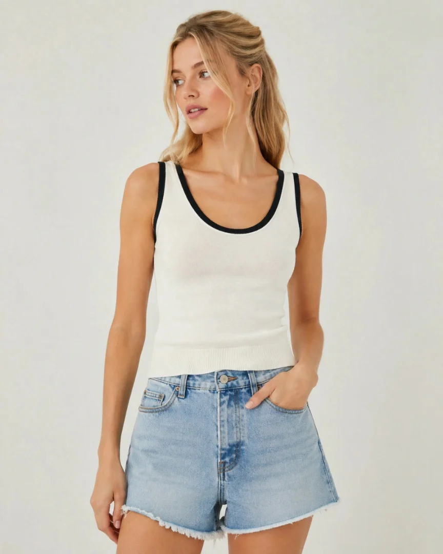 Musculosa Tejida Popi - Imagen 1