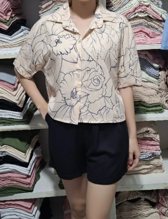 Camisa Moon Estampada