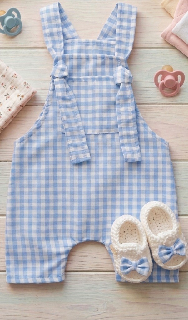 Combo Jardinero y Sandalias con Moño - Imagen 2