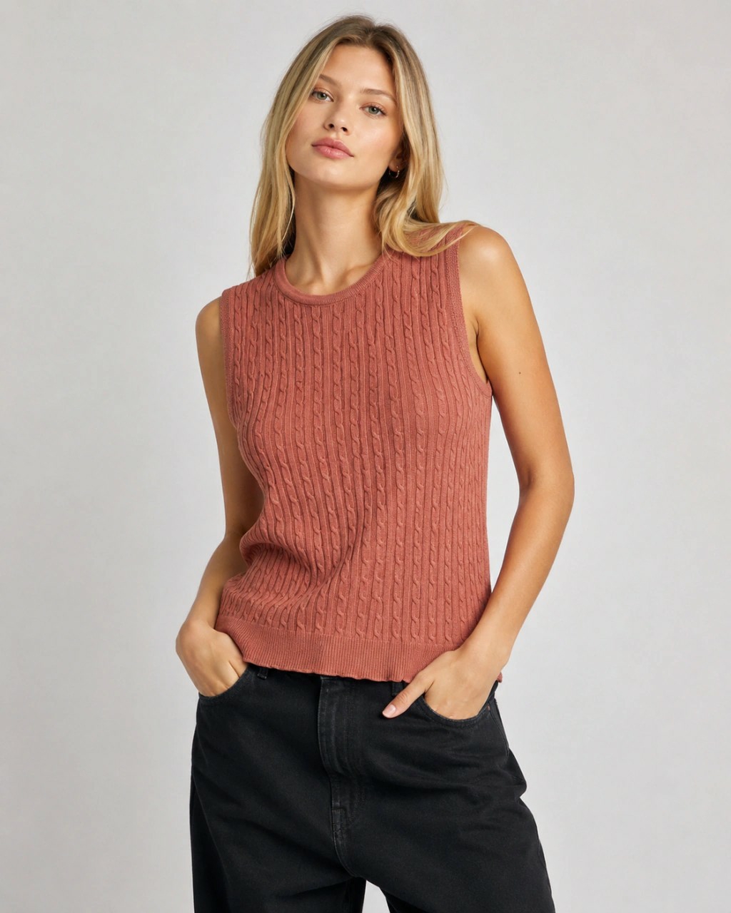 Musculosa Tejida Moira - Imagen 2