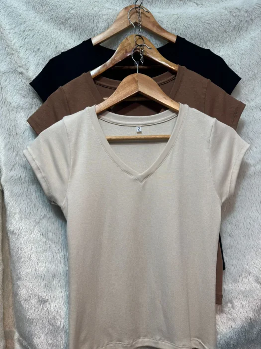 Remera Cuello V