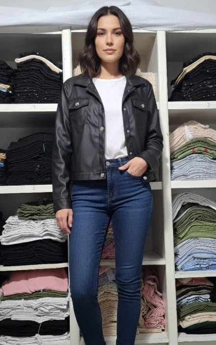 Campera de Eco Cuero