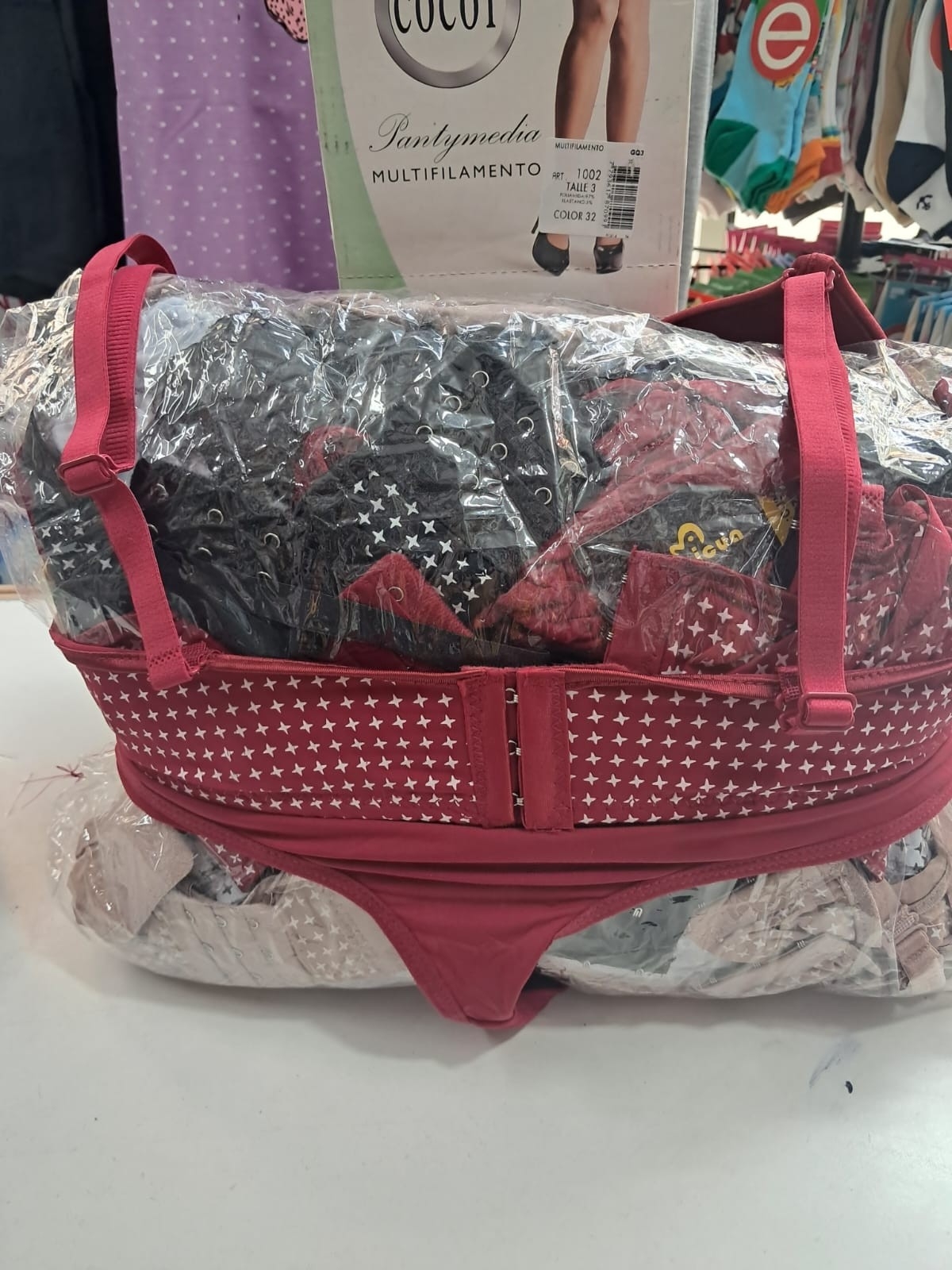 Conjunto Laycra Liso y Estampado - Imagen 2