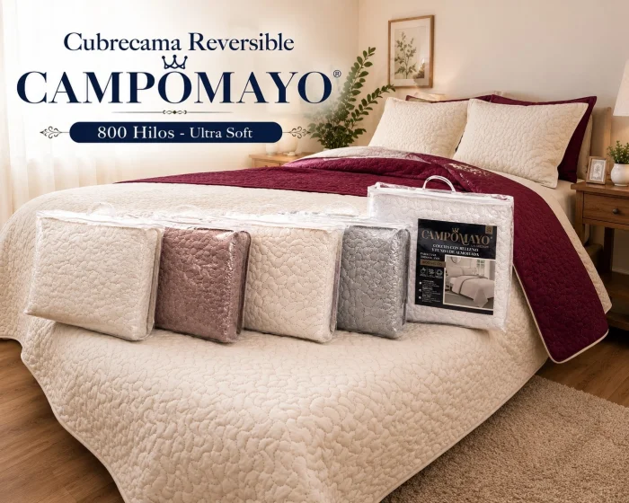 Cubrecama Reversible Campomayo