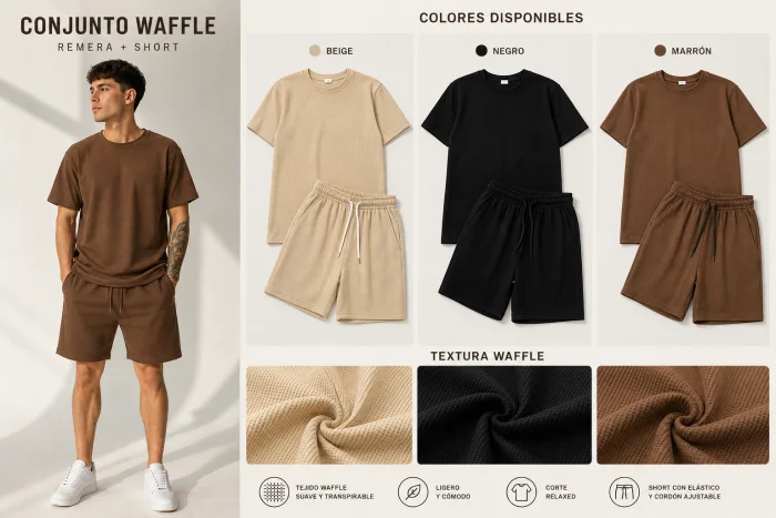 Conjunto Wafle