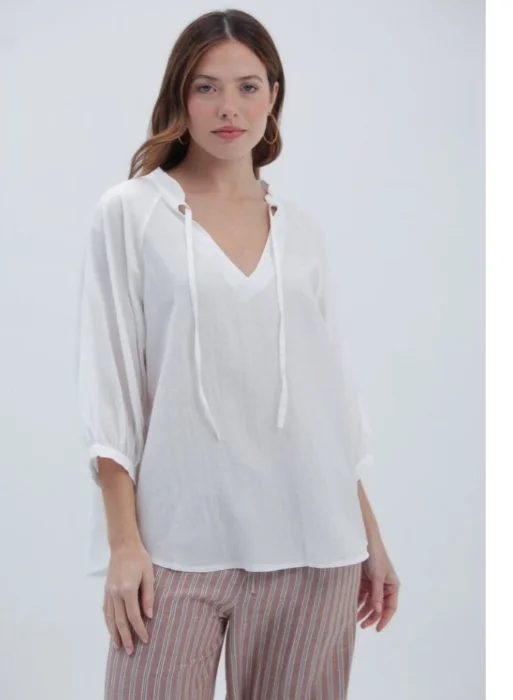 Blusa Cuello Mao