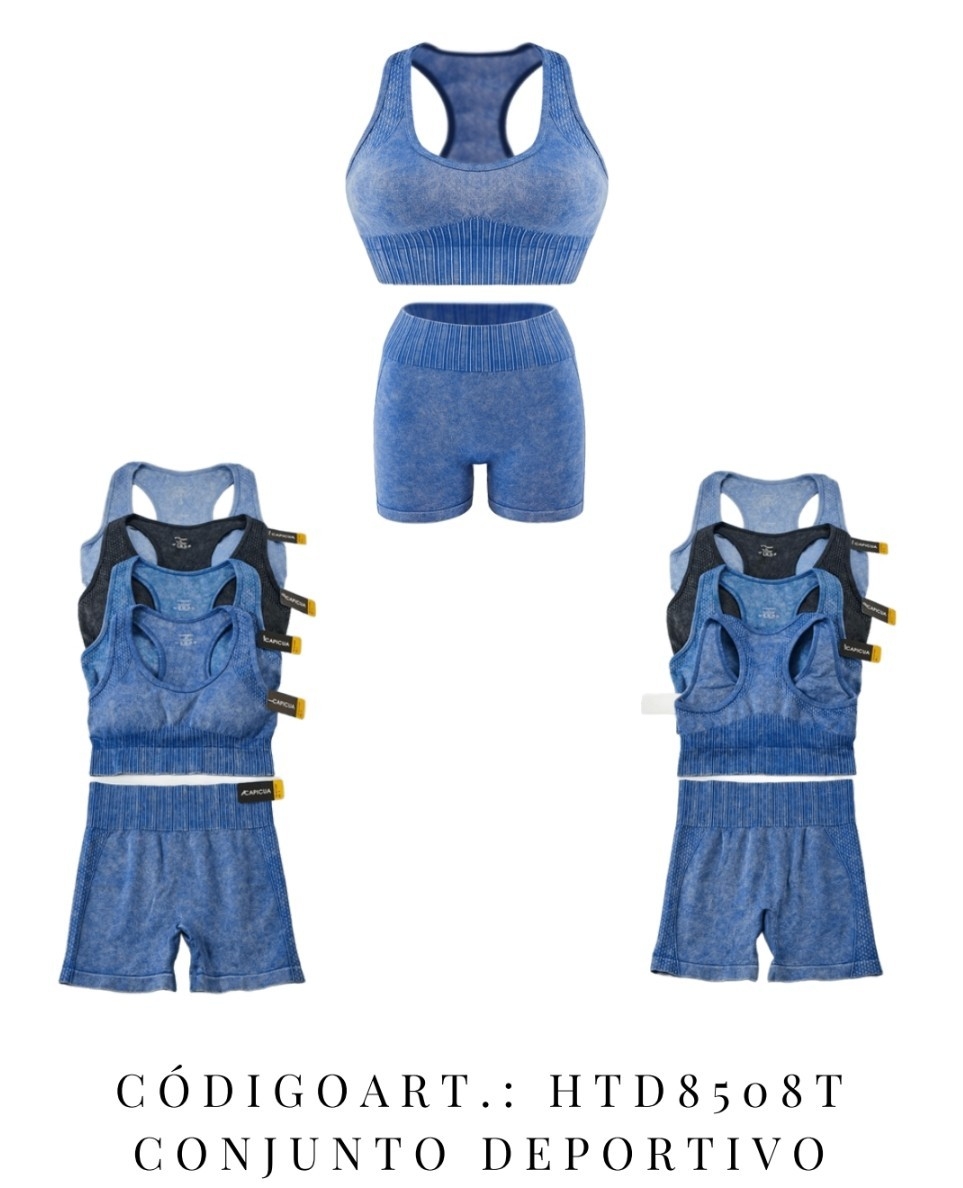 Conjunto con Short Prelavado sin Frunce Capicua..!! - Imagen 9
