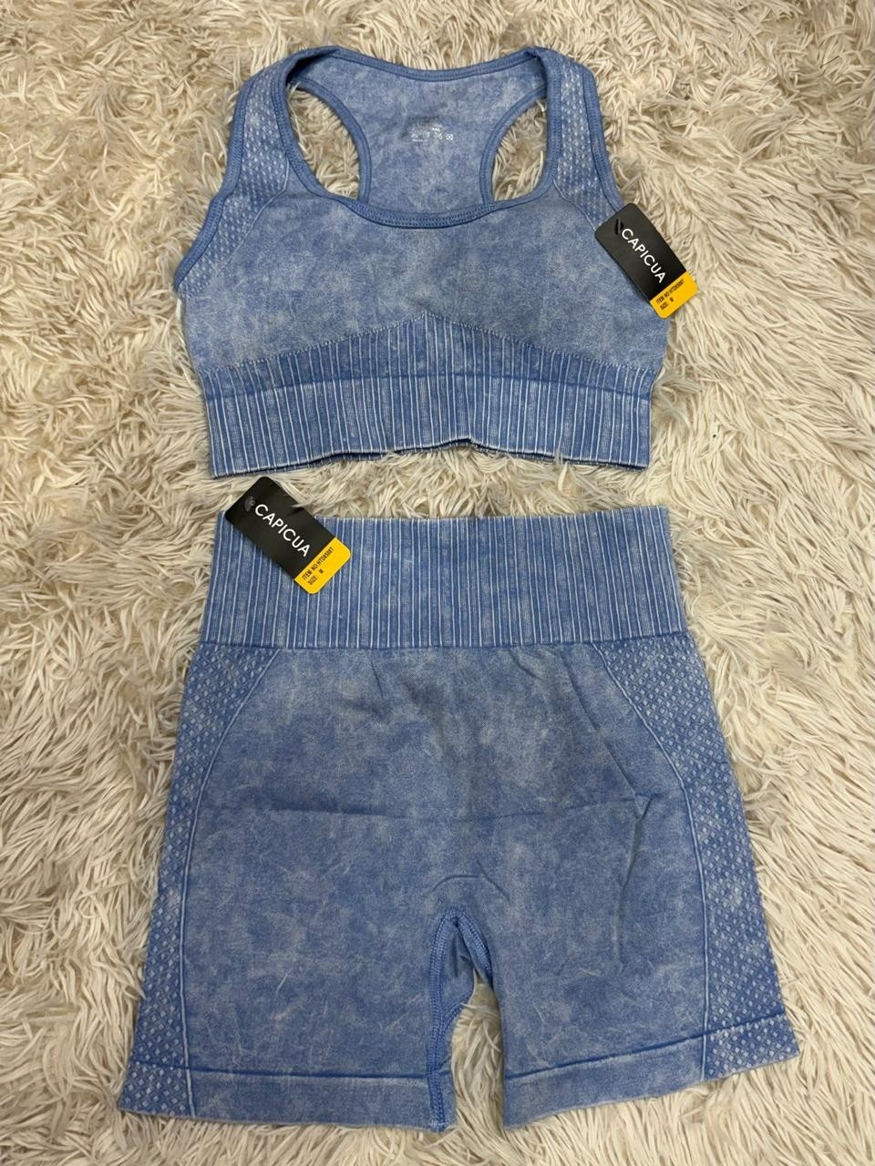 Conjunto con Short Prelavado sin Frunce Capicua..!! - Imagen 2