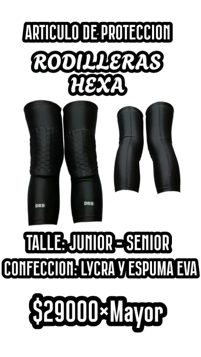 Rodilleras Hexa Acolchadas